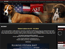 Tablet Screenshot of klubast.cz